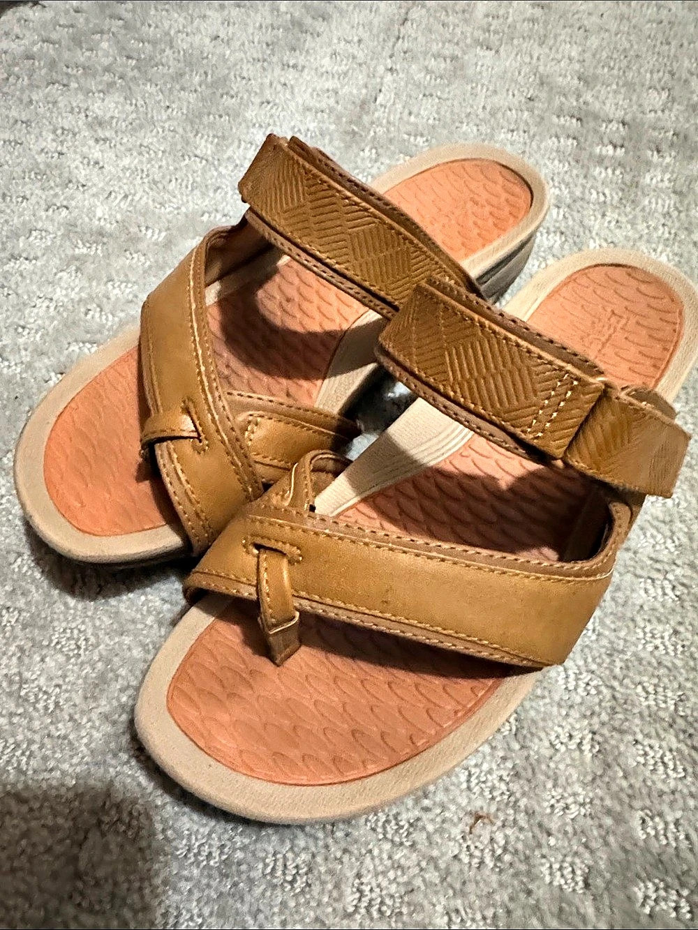 BareTraps Women's Brown Strappy Sandals